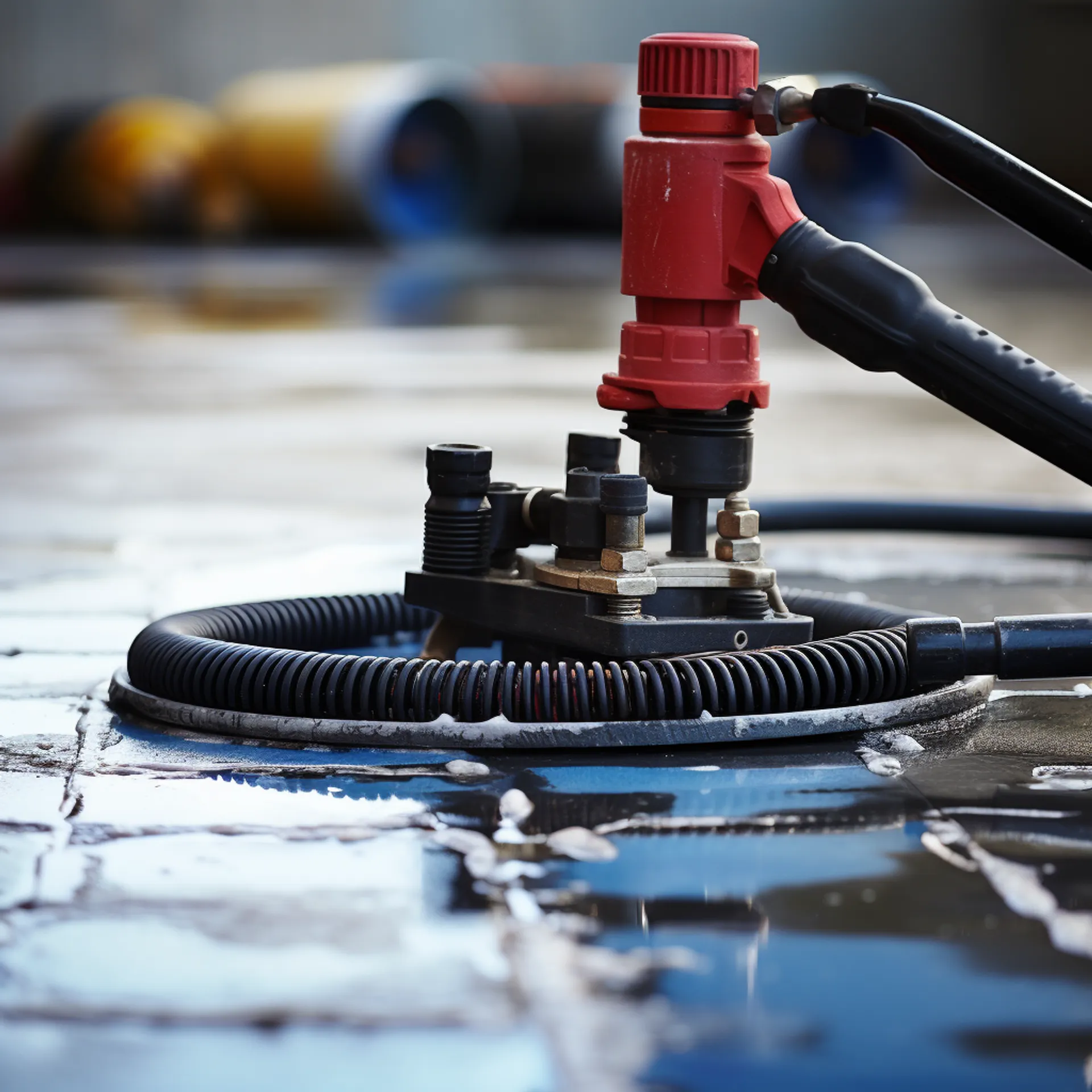 4.png A close-up of a specialized tool or equipment used for waterproofing and sealing, photo